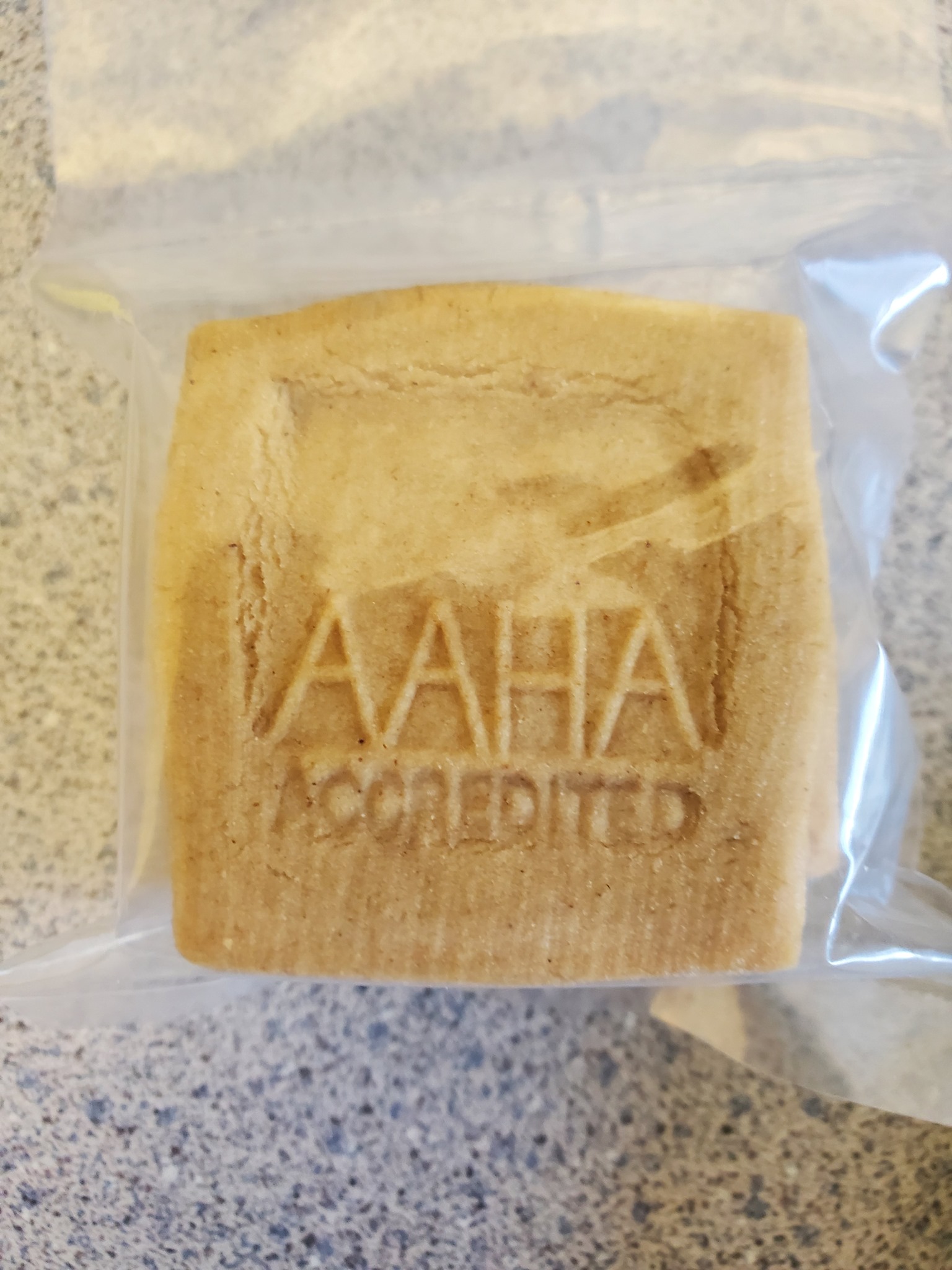 These AAHA-accredited logo shortbread cookies at Skaer Veterinary Clinic look amazing!
