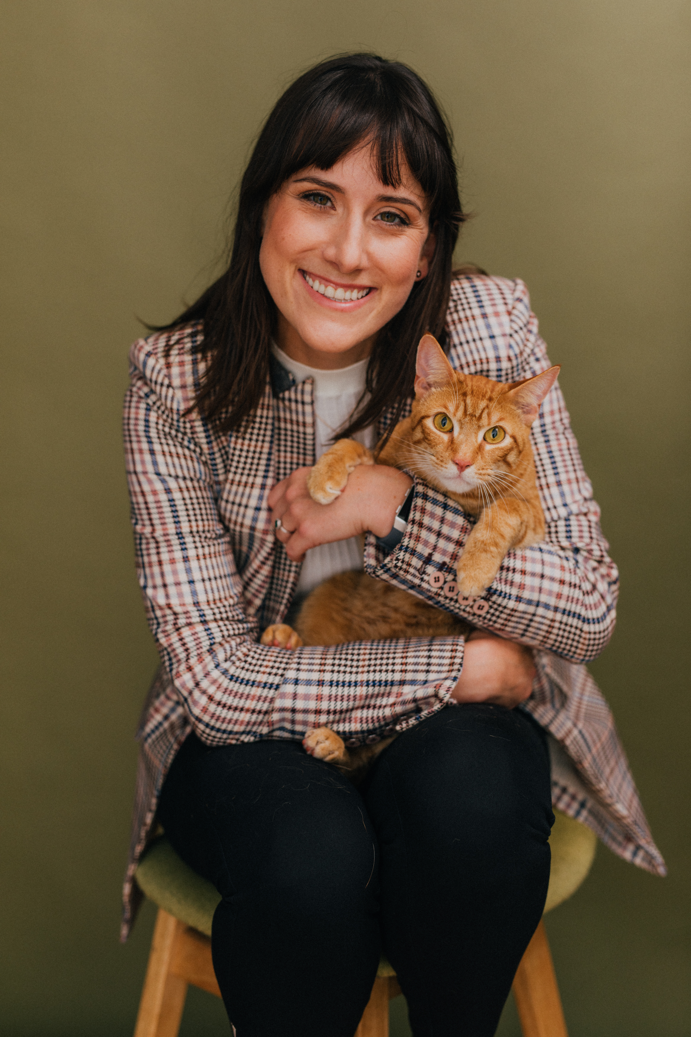 Jan24-Reeder-Walk your pet month-Dr Martha Cline and cat Charles_photo credit Ambe J. Williams.jpg