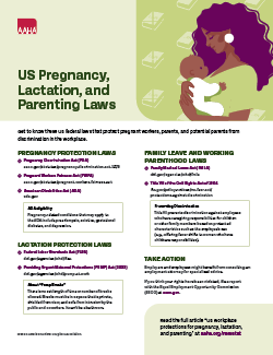 US Pregnancy Lactation and Parenting Laws