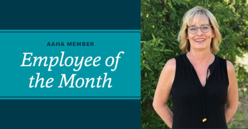 October 2023 employee of the month winner, Tana Rafter