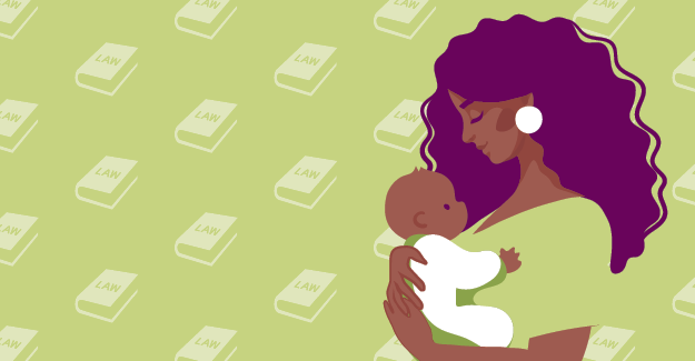 Woman holding baby