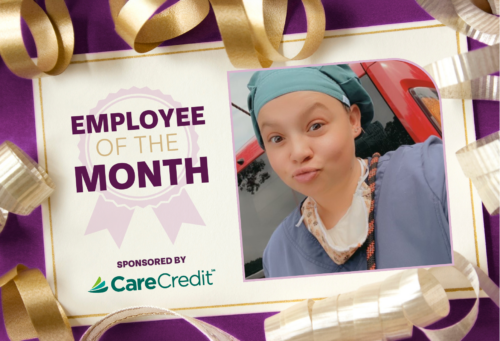 Adriana Rowlett, AAHA/CareCredit Employee of the Month Feb 2025