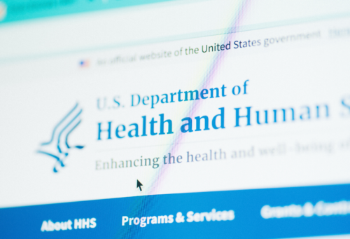 health and human services website page