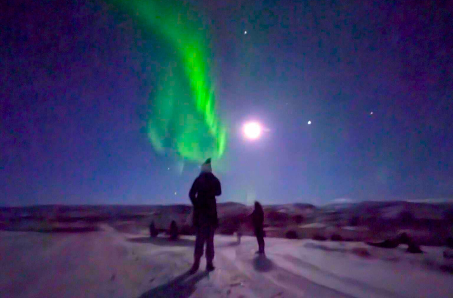 Northern lights over Canada